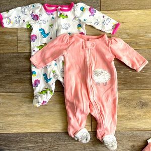 Newborn Baby Girl Sleepers